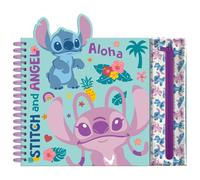 Cuaderno actividades con estuche removible stitch disney