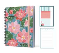 Cuaderno adhesivo A5, 9 blocs de notas adhesivas decoradas y un práctico cuaderno, bloc de notas autoadhesivo, notas de agradecimiento para profesores, blocs de notas, suministros de oficina y