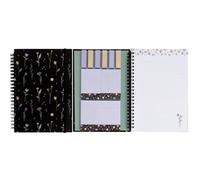 Cuaderno Adhesivo A5, cada uno con 9 blocs de notas adhesivas decoradas y un práctico cuaderno, blocs de notas autoadhesivas, regalo de agradecimiento para maestros, blocs de notas para escritura
