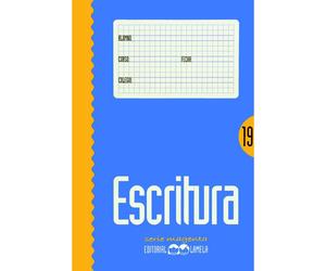Cuaderno Aprendizaje LAMELA Escritura Nº19 Cuadrovía 3 mm.