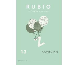 Cuaderno Aprendizaje RUBIO Escritura Nº 13