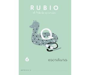 Cuaderno Aprendizaje RUBIO Escritura Nº 6