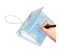 Cuaderno Argollable Planificador A7 Tríptico con Hojas Desprendibles