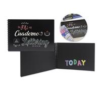 Cuaderno BISMARK Lettering Negro, Din-A5 32 Hojas 180 gr.