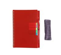 Cuaderno - Bloc ecológico impermeable - Planificador inteligente reutilizable de papel de piedra mineral cuaderno para tomar notas en el trabajo, oficinas y negocios