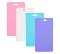Cuaderno Borrable Reutilizable de 4 Piezas, Mini Pizarra Seca de Bolsillo Vertical Tarjeta de Identidad, Cuaderno Portátil Regrabable para Enfermeras, Médicos y Trabajadores Profesionales