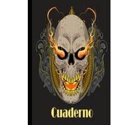 Cuaderno Calavera: Cuaderno de calaveras, cuaderno de papel rayado para la escuela, estudiantes, regalo para niños, niños, niñas, cuaderno de calaveras, amante de las calaveras
