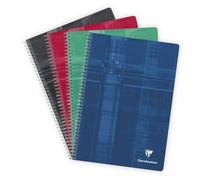 Cuaderno Clairefontaine con espiral - Gr fico con 4 pesta as, 112 hojas - 8 1/4 x 11 3/4 - Se vende por unidad (color de cubierta surtido al azar