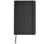 Cuaderno clásico Amazon Basics, tamaño A5, cuaderno diario para oficina, escuela, casa, escritura y toma de notas, cuadriculado, 240 páginas, negro