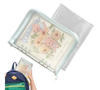 Cuaderno con archivador de anillas, organizador portátil A5 de 6 anillas, carpeta archivadora escolar | para la familia, el profesor, la escuela, los viajeros al aire libre, los interiores, la