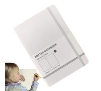 Cuaderno con cuadrícula de puntos, 160 páginas, elegantes cuadernos de para trabajo, escuela y escritura creativa