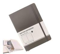 Cuaderno con cuadrícula de puntos, 160 páginas, elegantes cuadernos de para trabajo, escuela y escritura creativa