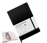 Cuaderno con cuadrícula de puntos, 160 páginas, elegantes cuadernos de para trabajo, escuela y escritura creativa