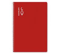 CUADERNO CON ESPIRAL DE CUADRICULA 5X5 FOLIO CON PASTA DURA