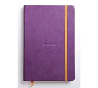 Clairefontaine ES Cuaderno con goma elástica Rhodia 118722 C Book Rhodiarama, 96 hojas, color morado A5