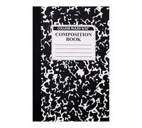 Cuaderno con rayas universitarias, A5, 60 páginas, planificador de | Cuaderno de diario con patrón de mármol para mujeres, hombres, estudiantes, profesores, hogar, escuela, dormitorio