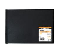 Cuaderno Cosido ideal para Dibujo DALER ROWNEY Graduate, de Formato 21 x 29,7 cm, con 46 Hojas de Papel de 130 g/m2 de Grano Fino