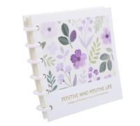 Cuaderno Cuadrado de Notas en Papel, Tapa Dura, Floral vintage | Formato 16,5x16,5x3cm, para Bolsillo y Bolsa Pequeña, Apuntes, Anotaciones y Escuela