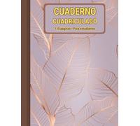 CUADERNO Cuadriculado 110 páginas Para estudiantes: cuaderno cuadriculado, cuaderno matemáticas, cuaderno escolar, libreta cuadriculada, cuaderno 5 ... libreta para escribir, cuaderno simple,