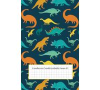 Cuaderno Cuadriculado 6mm A5: cuaderno cuadros grandes - 50 hojas - 100 páginas - libreta infantil niño - cuaderno cuadriculado sin espiral - cuaderno ... - cuadricula 6x6 - cuaderno dinosaurios
