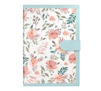 Cuaderno de 224 páginas con estampado floral de 21,6 x 14,5 cm para escribir notas, diario o diario