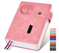 Cuaderno de 365 páginas con rayas gruesas para hombres y mujeres, diarios de cuero A5 para escribir, cuadernos de tapa dura para el trabajo, la escuela, tomar notas, viajes, negocios, diario personal
