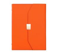 Cuaderno de 6 anillas rellenable, cierre de cuaderno de 200 páginas forradas para mujeres, estudiantes, niñas, diario, programación, cuaderno recargable