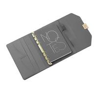 Cuaderno de 6 anillas rellenable, cierre de cuaderno de 200 páginas forradas para mujeres, estudiantes, niñas, diario, programación, cuaderno recargable