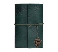 Cuaderno de 6 cuadernos retro portátiles de piel sintética para viajes para la escuela