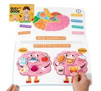 Cuaderno de actividades preescolar Cuaderno interactivo sensorial tranquilo