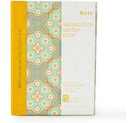 Cuaderno de acuarela Arrtx, 100 % algodón sin ácido, 63,5 kg/300 g/m², tapa dura, 20 hojas, 13,6 x 9,8 cm nuevo