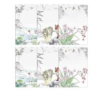 Cuaderno de acuarela para principiantes - 6 plantillas de Doodle Guide | Libro de pintura china de Acuarela para Niños Niñas Artistas Adolescentes Principiantes Escuela de Arte