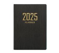 Cuaderno de agenda 2025, 7 semanales y diarios, cuadernos de eficiencia de 365 días, planificador diario