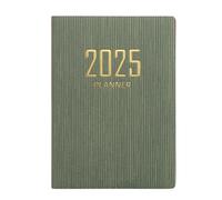 Cuaderno de agenda 2025, 7 semanales y diarios, cuadernos de eficiencia de 365 días, planificador diario