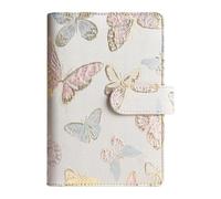 Cuaderno de ahorro de dinero, A6 con bolsillo con cremallera, carpeta de llenado de especies A6, para hombres, mujeres, niños, jóvenes, esposa hijo, hija, familia amigos