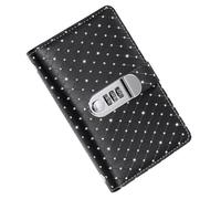 Cuaderno de ahorro de dinero, carpeta de bloqueo de combinación, planificador de efectivo de papel, libro de desafío de contraseñas, 100 hojas de sobres, gestión del hogar, adultos para el lugar de