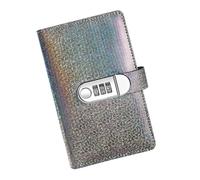 Cuaderno de ahorro de dinero con contraseña, 50 bolsillos transparentes, organizador de efectivo, álbum de colección de dinero para guardar facturas y recibos, libro seguro