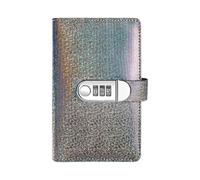 Cuaderno de ahorro de dinero con contraseña con 50 hojas protectoras transparentes, álbum de recolección de dinero multiusos para presupuestos diarios, libro financiero