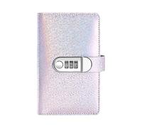 Cuaderno de ahorro de dinero con contraseña con 50 hojas protectoras transparentes, organizador portátil de efectivo para viajes y uso diario, libro de viaje