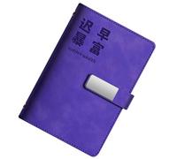 Cuaderno de ahorro de dinero, planificador presupuestario de cuero recargable con 90 páginas, 6 anillas para el presupuesto diario, organizador de dinero en efectivo portátil