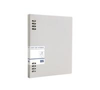 Cuaderno de anillas recargable, hojas sueltas, diario de tapa dura para diario de negocios Campus (B5, blanco)