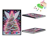 Cuaderno de árbol de Navidad A5 de 50 páginas para regalo de vacaciones