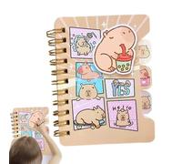 Cuaderno de bobina, diseño de caricatura, encuadernación en, cubierta, tamaño compacto, obra de arte, cuaderno escolar, estudiantes, escritura, toma de notas, estudio, tareas, papelería