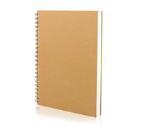 Cuaderno de Bocetos A4 con Tapa Dura, Papel Grueso de 160g/m², Encuadernado en Espiral, 120 Páginas / 60 Hojas, Bloc de Dibujo, Sketchbook para Artistas y Profesionales, Ideal para Bocetos y Pintura