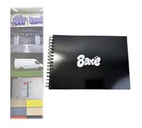 Cuaderno de bocetos de graffiti: exprésate en espacios urbanos, paredes, metro, vallas publicitarias y mucho más. Cuaderno de bocetos de graffiti desnudo, libro para colorear genial para cualquier