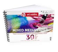 Cuaderno De Bocetos De Papel De Medios Mixtos A4 Royal Talens 30 Hojas 250gsm
