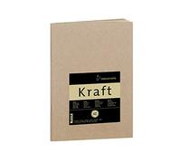 Cuaderno de bocetos de papel kraft 120 g/m², DIN A4, 20 hojas