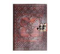 Cuaderno de bocetos de piel de búho sabio en blanco, cuaderno de bocetos para artistas