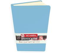 Cuaderno De Bocetos Duro Royal Talens Art Creation 80 Hojas 13x21cm Azul Claro