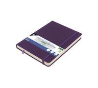 Cuaderno de bocetos Kangaro A5 Purple Heart PU tapa dura 80 hojas 140 gramos papel crema con banda elástica y banda